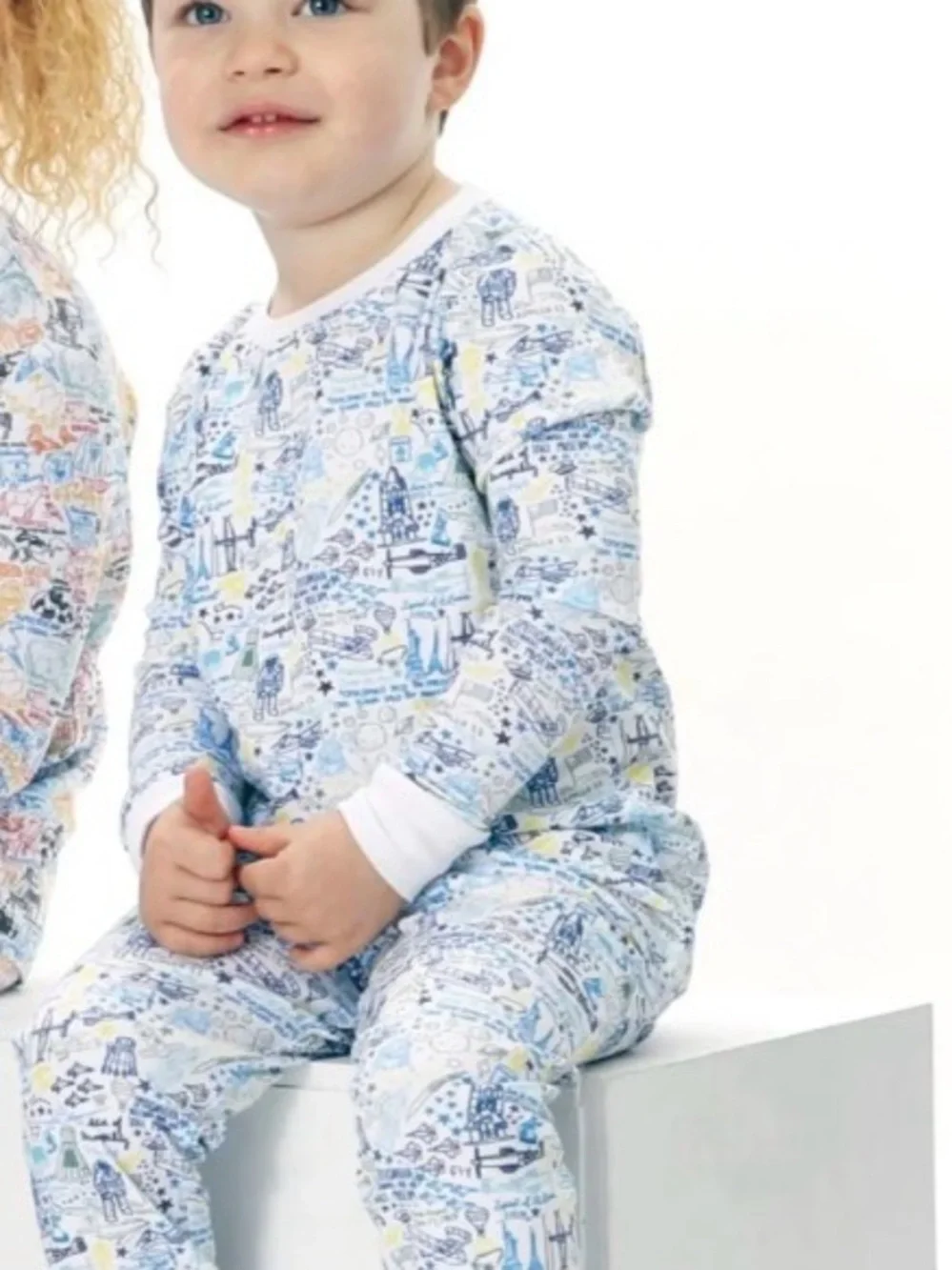 Joy Street Smithsonian National Air & Space Museum Two-Piece Pajama Set